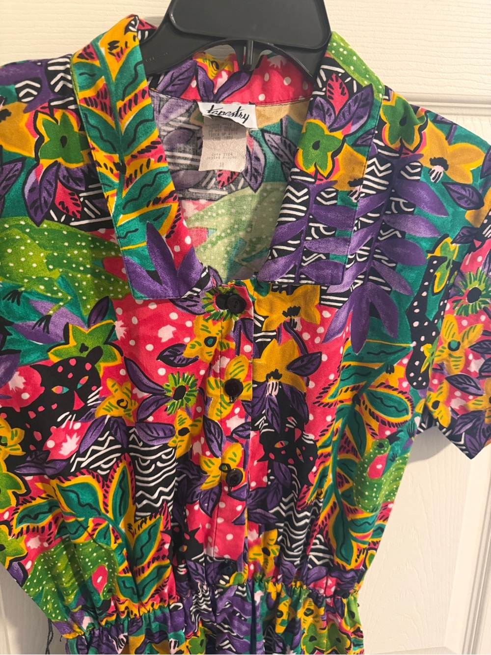 Vintage Midi Dress - Picture 2 of 4